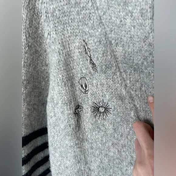 MOTHER The Hip Cardigan in Map Of Stars - Picture 7 of 16